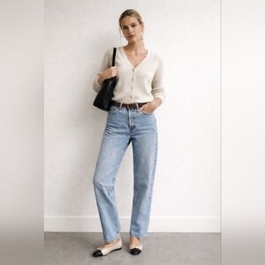 90s Calvin Klein 100% Cotton Straight Leg Jeans Size 13 Double Stone Wash